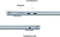 MacBook Air 15.3" Retina/Apple M4 (CPU 10- core, GPU 10- core, NeuralEngine 16- core)/32GB/1TB - Silver - INT KB (2025)  (cto from  MC6J4RO/A) (Z1H0000EW)