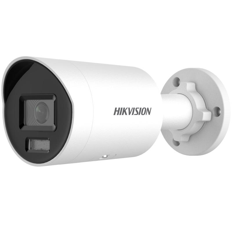 Camera de supraveghere IP Bullet 8MP Hikvision DS-2CD2087G2H-LIU(4MM) (EF), lentila fixa: 4mm, iluminare: Color: 0.0005 Lux @ (F1.0, AGC ON),0 Lux cu lumina alba: 40m, microfon incorporat, slot card de memorie: microSD/microSDHC/microSDXC card, up to 512 GB, alarma la evenimente: Motion detection (DS-2CD2087G2H-LIU(4MM)(EF))