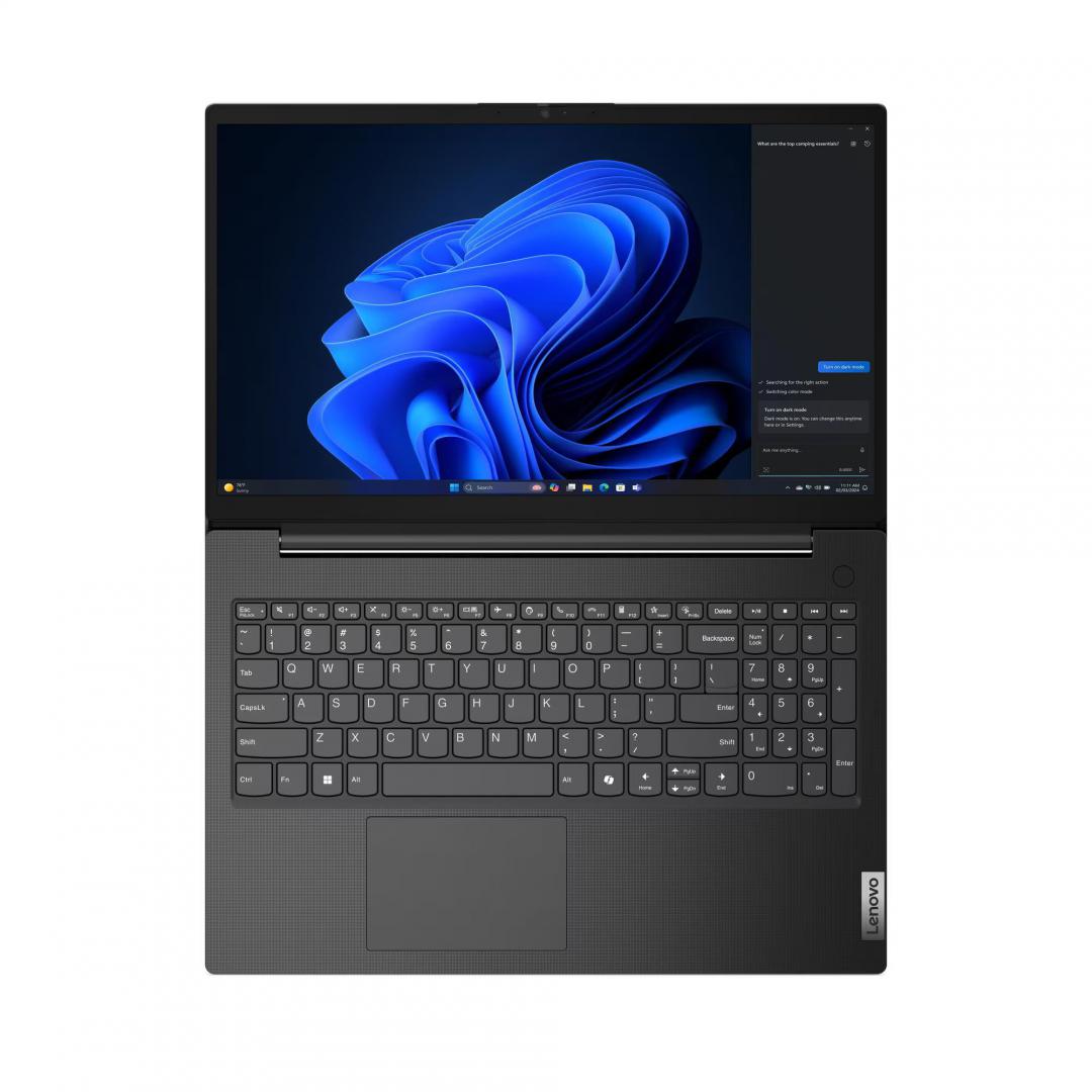 Laptop Lenovo Lenovo V15 G5 IRL; 15.6" FHD (1920x1080) IPS 300nits Anti- glare, 45% NTSC; Intel® Core 5 120U, 10C (2P + 8E) / 12T, P-core 1.4 / 5.0GHz, E-core 0.9 / 3.8GHz, 12MB; Video Integrated Intel® Graphics; RAM 1x 16GB SO-DIMM DDR5-5200; 512GB SSD M.2 2242 PCIe® 4.0x4 NVMe®, Optical: no ODD (83GW001GRI)