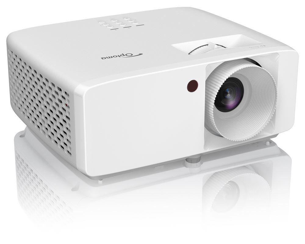 Videoproiector Optoma ZH400, DLP laser FHD 1920*1080, 4.000 lumeni, 2.000.000:1, 16:9/ 4:3/ 16:10, 30.000 ore, distanta maxima de proiectie 10 m, dimensiune maxima imagine 7.62 m/ 300"", 2* HDMI, USB-A power 1.5A, RS232, audio out, 27-32 dB, boxa 15W, 3D, Security bar, Kensington Lock, protejare cu (E9PD7KK01EZ14KD)