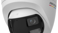 Camera de supraveghere Turret 3K Hikvision DS-2CE72KF3TP-DLS, lentila duala fixa 2.8mm, iluminare min: 0.0005 Lux @ (F1.0, AGC ON), 0 Lux cu lumina alba: 40m, IR: 40m, microfon incorporat, alimentare: 12 VDC ± 25%, max. 8.9 W, protectie: IP67, dimensiuni: Ø130.11 mm × 109.2 mm, greutate: 570g (DS-2CE72KF3TP-DLS)