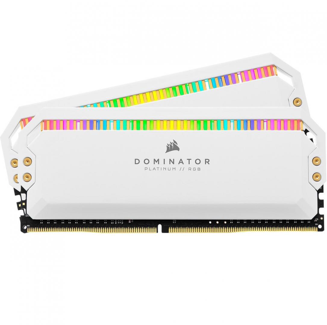 Memorie RAM Corsair DOMINATOR RGB, DIMM, DDR5 32GB (2x16gb), CL36, 5600Mhz (CMT32GX5M2B560C36W)