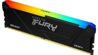 Memorie Ram Kingston DDR4 8GB 2666Mhz CL16 1.2V Fury Beast RGB Black PnP (KF426C16BB2A/8)