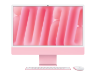 Apple iMAC 24" Retina 4.5k/ Apple M4 (CPU 10-core, GPU 10-core, Neural Engine 16-core)/16GB/256GB - Pink - INT KB (2024) (MWV43RO/A)