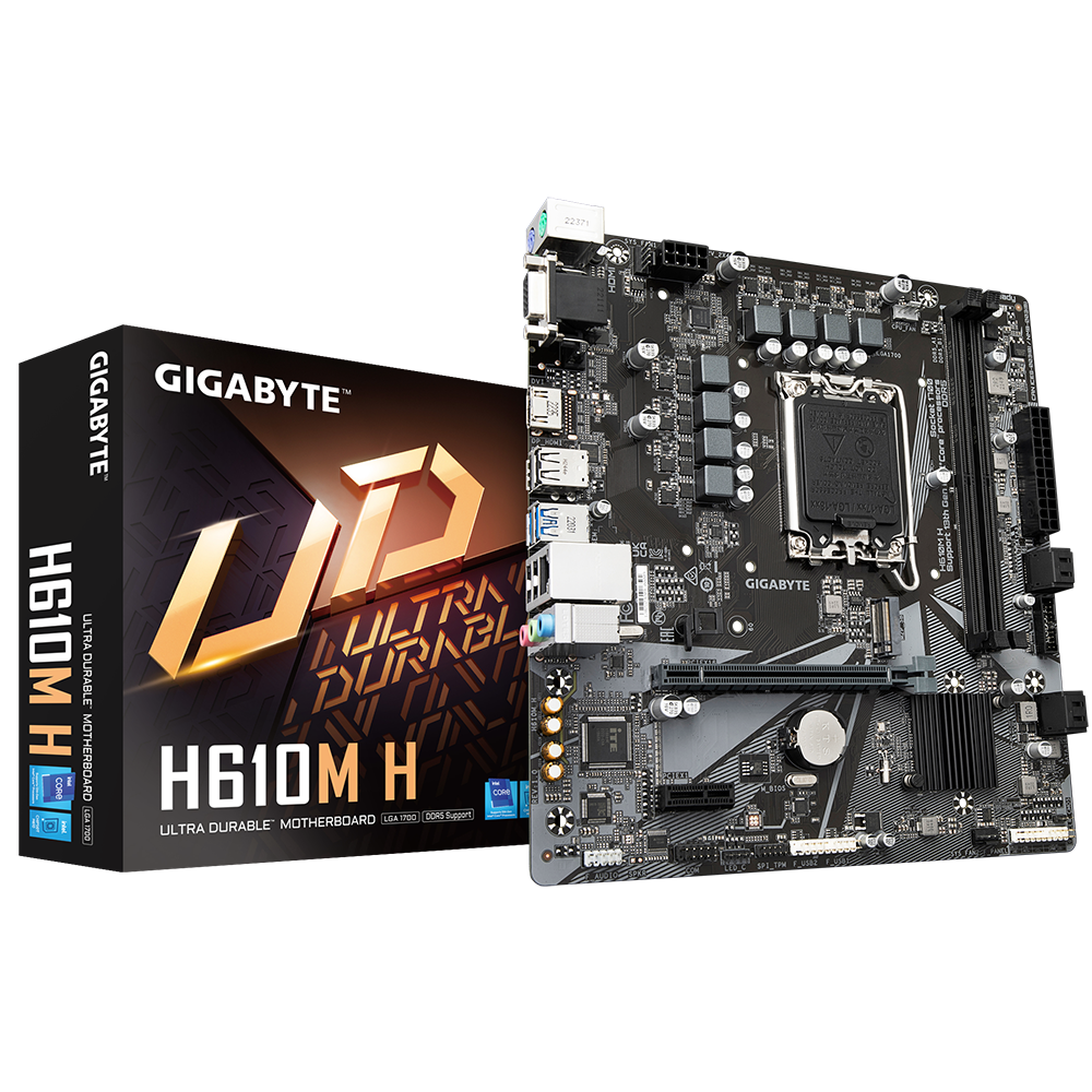 Placa de baza Gigabyte H610M H LGA1700 (H610M H)