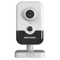 Camera de supraveghere IP cube 4MP Hikvision DS-2CD2443G2-IW(2.8MM)(W), lentila fixa 2.8mm, iluminare min: C color: 0.005 Lux @ (F1.6, AGC ON), B/W: 0 Lux cu IR 10m, potocol WI-FI: IEEE 802.11b, 802.11g, 802.11n, microfon incorporat, difuzor incorporat, slot card de memorie (DS-2CD2443G2-IW(2.8MM)(W))