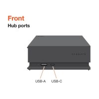 HDD Extern Seagate Firecuda Gaming, 8TB, Negru, USB 3.2 (STKK8000400)