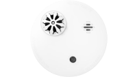Detector de temperatura Hikvision DS-PDHT-E-WE, teo-way RF wireless, frecventa: 868MHz, raza: 1.6km, viata baterie: 10 ani pentru standalone sensor, 5 ani pentru RF wireless, montare pe tavan, dimensiuni: φ120 × 52.5mm, greutate: 179.5g. (DS-PDHT-E-WE)