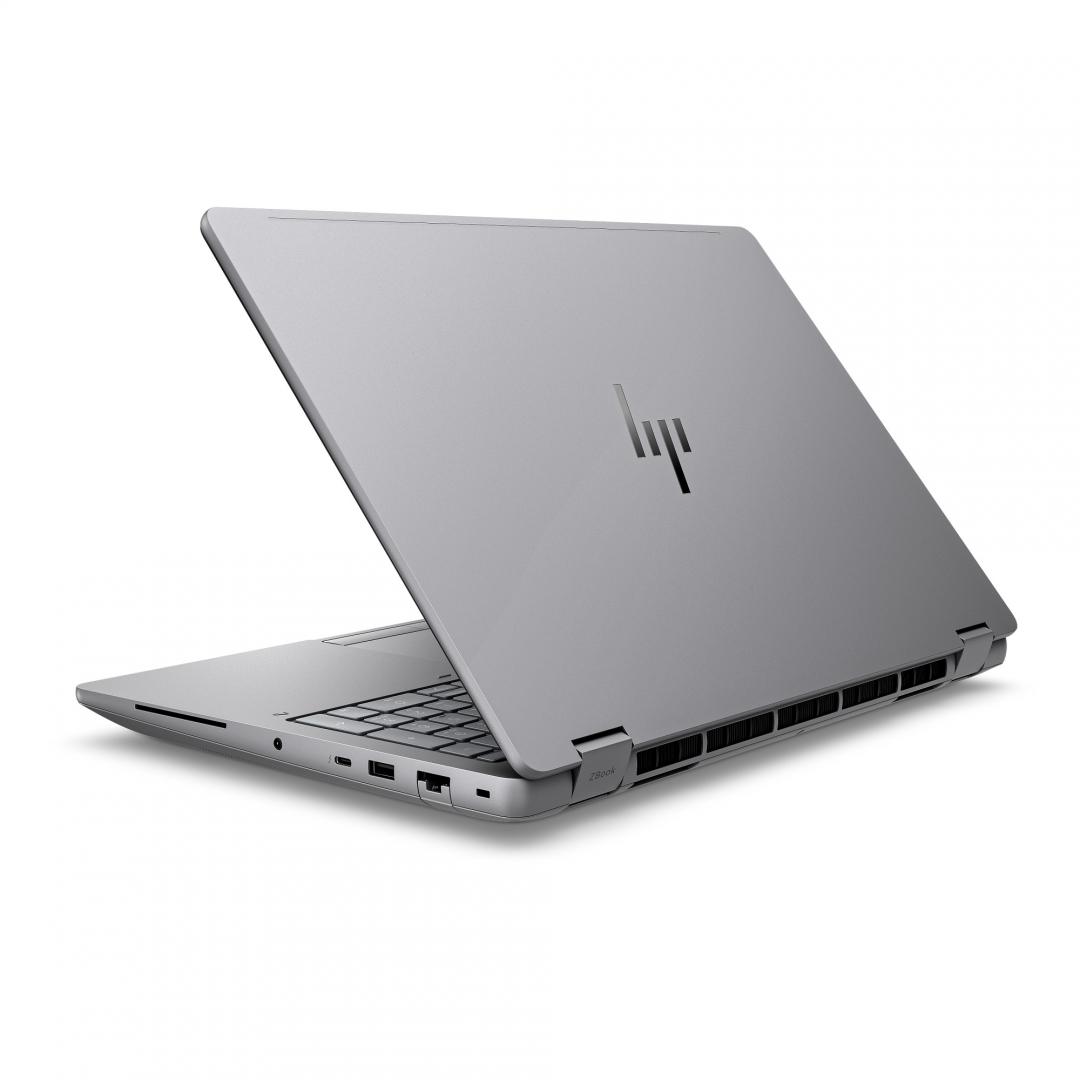 Laptop HP Zbook 16 Fury G1i cu procesor Intel Core Ultra 7-255HX 20 Core (2.4 GHz, up to 5.2GHz, 30MB), 16 inch WQUXGA, 32GB DDR5, SSD 1TB PCIe-4x4 2280 NVMe, NVIDIA RTX PRO 3000 Blackwell 105W+ 12 GB, Windows 11 Pro 64bit, Dark Ash, 1yw (98L38ET)