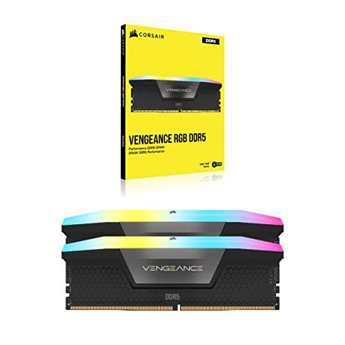 Memorie RAM Corsair Vengeance RGB 32GB DDR5 6000MHz CL36 Kit of 2 (CMH32GX5M2D6000C36)