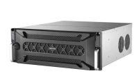 Super NVR 128 canale Hikvision DS-96128NI-I24, 4K, Incoming/outgoing bandwidth: 576 Mbps/512 Mbps, inregistrare: 12 MP,  capability: 3-ch@12 MP (30fps), 5-ch@8 MP (30fps), 6-ch@6 MP (30fps), 10-ch@4 MP (30fps), 20-ch@1080p (30 fps), playback simultan pe 16 canale, compresie: , H.265 +,  VCA (DS-96128NI-I24)