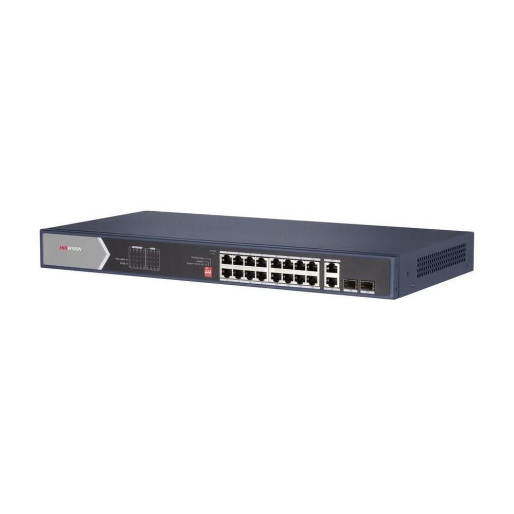 Switch Hikvision DS-3E0520HP-E, 16-port, PoE (DS-3E0520HP-E)