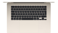 MacBook Air 15.3" Retina/Apple M4 (CPU 10- core, GPU 10- core, Neural Engine 16- core)/16GB/512GB - starlight - INT KB (2025) (MW1K3RO/A)
