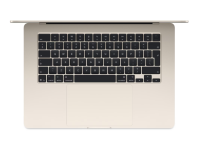 MacBook Air 15.3" Retina/Apple M4 (CPU 10- core, GPU 10- core, Neural Engine 16- core)/16GB/512GB - starlight - INT KB (2025) (MW1K3RO/A)