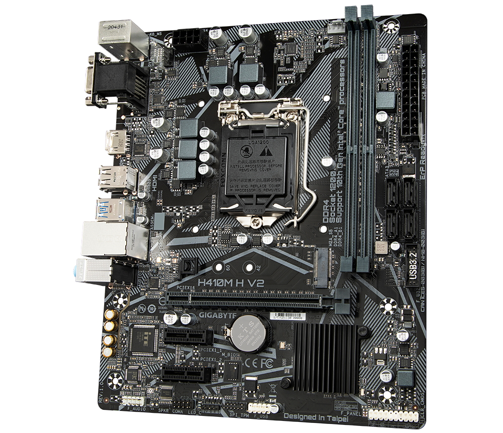 Placa de baza Gigabyte H410M H V2, LGA 1200 (H410M H V2)