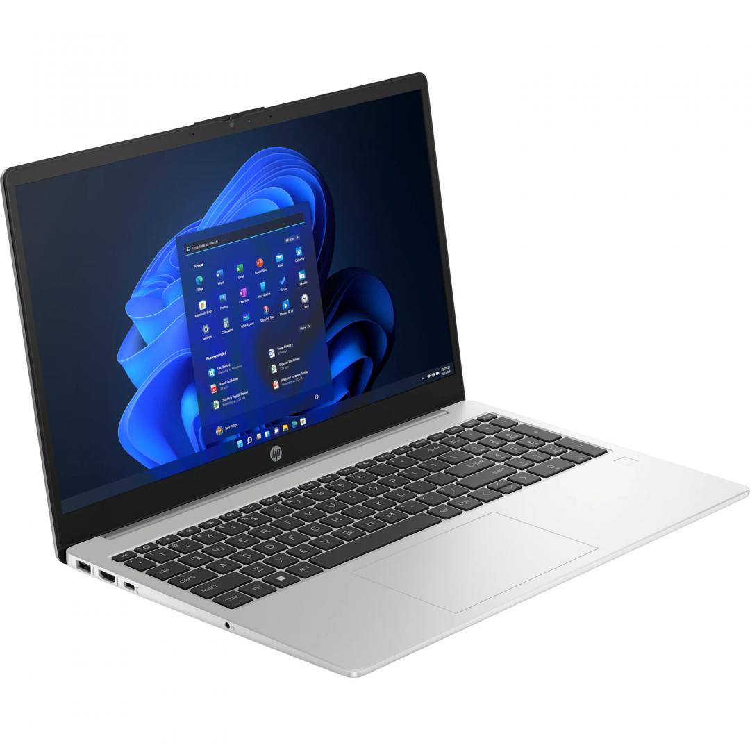 Laptop HP 255 G10 cu procesor AMD Ryzen 3 7330U Quad Core (2.3GHz, up to 4.3GHz, 8MB), 15.6 inch FHD, 8GB DDR4, SSD 512GB PCIe NVMe, AMD Radeon Graphics, Free DOS, Turbo Silver, 1yw (859Q1EA)