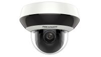 Camera supraveghere Hikvision mini PTZ IP DS-2DE2A204IW-DE3(2.8-12mm) (C); 2MP, Power by dakfighter, microfon audio incorporat, antivandal,1/3" progressive scan CMOS, rezolutie: 1920 × 1080 @ 25FPS, iluminare: Color: 0.005 Lux @(F1.6, AGC ON) B/W: 0.001 Lux @(F1.6, AGC ON) 0 Lux with IR, lentila (DS-2DE2A204IW-DE3C)