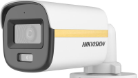 Camera de supraveghere Bullet 2MP ColorVu Dual-light Hikvision DS-2CE10DF3T-LFS(2.8MM), lentila fixa 2.8mm, iluminare min: 0.0005 Lux @ (F1.0, AGC ON), 0 Lux cu lumina alba, IR: 20m, lumina alba 20m,  iesire: TVI/AHD/CVI/CVBS, alimentare: 12 VDC ± 25%, max. 5.4 W, protectie: IP67, dimensiuni: 161.1 (DS-2CE10DF3T-LFS(2.8MM))