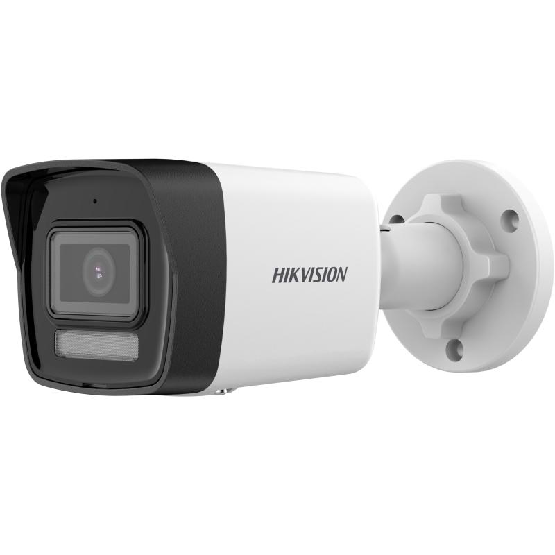 Camera de supraveghere IP Bullet 2MP Hikvision DS-2CD1023G2-LIU(2.8MM), lentila fixa 2.8mm, iluminare min: Color: 0.005 Lux @ (F1.6, AGC ON),B/W: 0 Lux cu IR 30m, microfon incorporat, alarma la evenimente: Motion detection (support alarm triggering by specified target types (human and (DS-2CD1023G2-LIU(2.8MM))