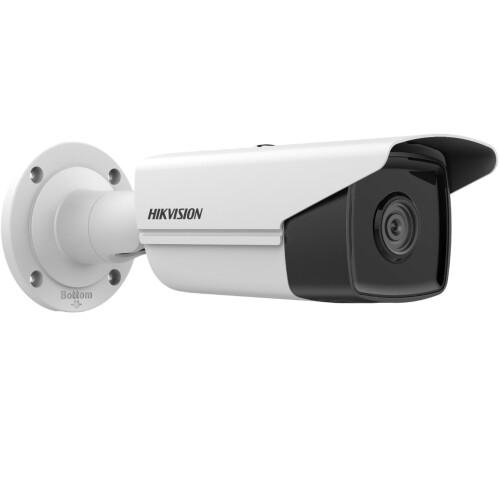 Camera supraveghere Hikvision IP bullet DS-2CD2T43G2-2I(4mm), 4MP, Acusens deep learning algorithms- filtrarea alarmelor false dupa corpul uman si masini, senzor: 1/3″ Progressive Scan CMOS, rezolutie: 2688 × 1520@25fps, iluminare: Color: 0.005 Lux @ (F1.6, AGC ON), 0 Lux cu IR on, lentila: 4mm (DS-2CD2T43G2-2I4)