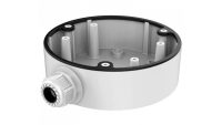 Doza conexiuni Hikvision DS-1280ZJ-DM46, material aliaj de aluminiu, dimensiuni: Ø 120 mm x 37.2 mm, greutate: 250 g (DS-1280ZJ-DM46)