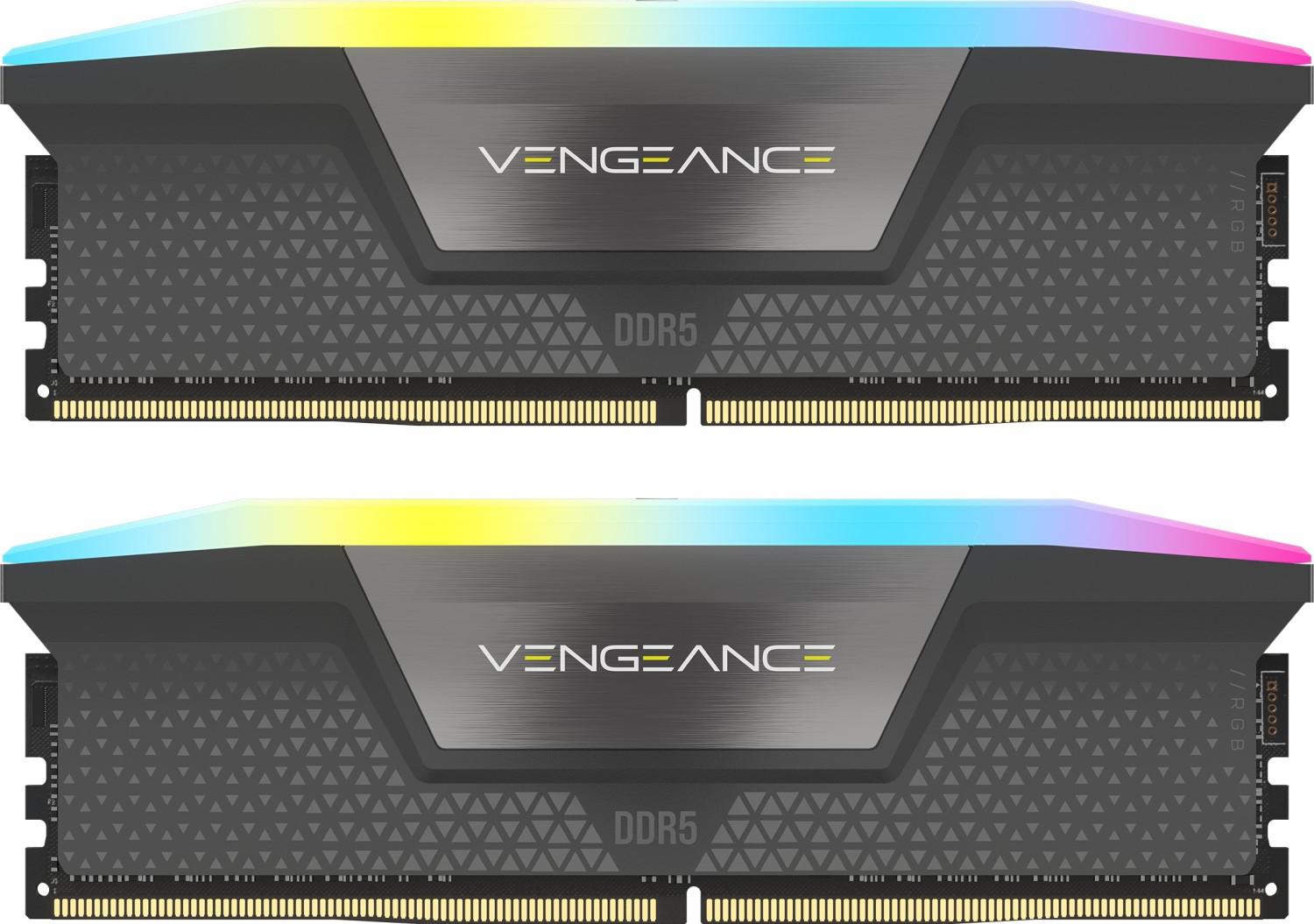 Memorie RAM Corsair Vengeance RGB 64GB DDR5 6000MHz CL30 Kit of 2 (CMH64GX5M2B6000Z30)