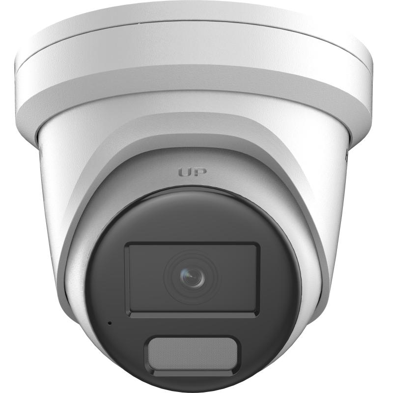 Camera de supraveghere IP Turret 4MP ColorVu Hikvision DS-2CD2347G2H- LIU(4MM)(EF), lentila fixa 4mm, iluminare: Color: 0.0005 Lux @ (F1.0, AGC ON),B/W: 0 Lux with IR: 30m, microfon incorporat, interfata: 1 x RJ45 10 M/100 M self-adaptive Ethernet port, alarma la evenimente: Motion detection (DS-2CD2347G2H-LIU(4MM)(EF))