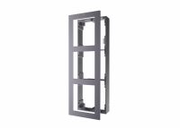 Panou frontal pentru 3 module videointerfon modular Hikvision DS-KD-ACW3; permite conectarea a 3 module de videointerfon modular; mo ntareaplicata; material aluminiu; dimensiuni: 320.8mm x 107mm × 4mm; (DS-KD-ACW3)