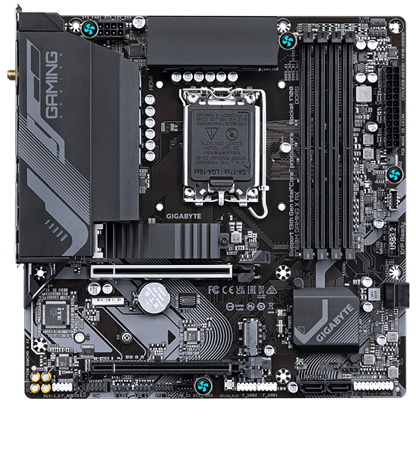 Placa de baza GIGABYTE B760M GAMING X AX LGA1700 (B760M GAMING X AX)