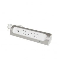 Bloc Multipriza Unghiular 3x2P+T si USB A+C 1m culoare aluminiu (000000000000694502)