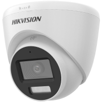 Camera de supraveghere Turret 2MP Smart Hybrid Light Audio Fixed Hikvision DS-2CE78D0T-LFS(2.8MM), lentila fixa: 2.8mm, iluminare: 0.01 Lux @ (F1.6, AGC ON), 0 Lux cu IR: 40m, lumina alba: 20m, iesire: TVI/AHD/CVI/CVBS, alimentare: 12 VDC ± 25%, protectie: IP67, dimensiuni: 97.9 mm × Ø110 mm (DS-2CE78D0T-LFS(2.8MM))