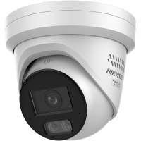 Camera de supraveghere IP Turret 4MP Smart Hybrid Light with ColorVu Hikvision DS-2CD2347G3-LIS2UY/SL(2.8MM), lentila fixa 2.8mm, iluminare min: Color: 0.0001 Lux @ (F1.0, AGC ON),0 Lux cu IR 30m, microfon incorporat, difuzor incorporat, interfata audio: 1/1, alarma: 1/1, slot card de memorie (DS-2CD2347G3-LIS2UY/SL(2.8MM))