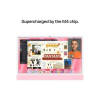 Apple iMAC 24" Retina 4.5k/ Apple M4 (CPU 8-core, GPU 8-core, Neural Engine 16-core)/16GB/256GB - Pink - INT KB (2024) (MWUG3RO/A)