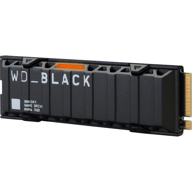 SSD WD Black SN850X Heatsink 1TB PCI Express 4.0 x4 M.2 2280 (WDS100T2XHE)