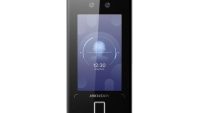 Terminal de access control cu recunoastere faciala si amprenta Hikvision DS-K1T341AMF-S, capacitate de stocare: 1500 memorie faciala, 1500 carduri(Mifare), 1500 amprente si 150,000 evenimente, distanta recunonoastere faciala 0.3 m la 1.5 m, durata recunoastere faciala: ＜ 0.2 s/User, rata de (DS-K1T341AMF-S)