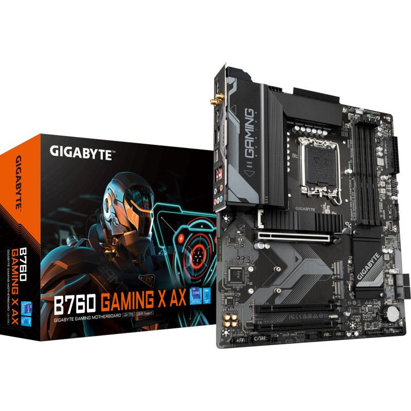 Placa de baza GIGABYTE B760 GAMING X AX, LGA 1700 (B760 GAMING X AX)