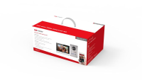Kit videointercom IP Hikvision DS-KIS703Y-P, caracteristici post exterior: 2MP HD camera, IR: 3m, Main stream: 1280x720P, 1920x1080p, WDR, microfon inclus, difuzor inclus, 1 buton, alimentare: 12 V, 500 mA, temperatura de functionare: -40 °C to 60 °C; caracteristici post interior: ecran capacitiv (DS-KIS703Y-P)