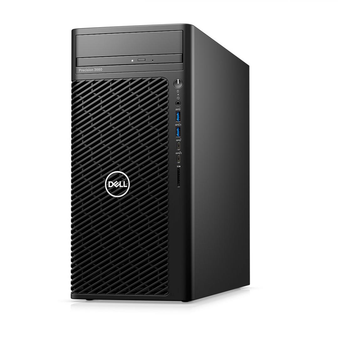 Precision Workstation Dell 3660 Tower CTO BASE, Intel i7-13700K, 16GB, 1TB SSD + 2TB HDD, Nvidia T1000, W11 Pro (DP3660I71612T1XW11P)