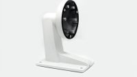 Suport montaj pe perete pentru camere dome Hikvision DS-1273ZJ-135, material aliaj de aluminiu, culoare alba, dimensiuni Ø 136 mm × 183.5 mm × 230 mm, greutate 704 g (DS-1273ZJ-135)