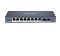 Switch Hikvision DS-3E1510P-SI, 8-port, PoE (DS-3E1510P-SI)