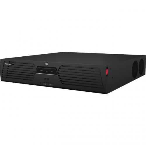 Hikvision 8K NVR DS-9632NI-M8  32-ch IP camera inputs, 2-ch@32 MP/2-ch@ 24 MP/4-ch@12 MP/8-ch@8 MP/16-ch@4 MP/32-ch@1080p decoding capacity, Up to 320 Mbps incoming bandwidth and 400 Mbps outgoing bandwidth,2 HDMI (different source) and 2 VGA (different source) interfaces, 8K or dual 4K video (DS-9632NI-M8)