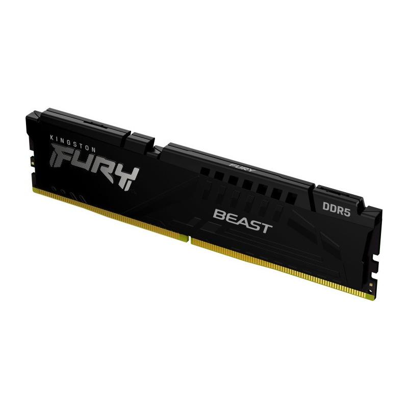 Memorie RAM Kingston DDR5 16GB 6000Mhz CL40 1.35V Fury Beast Black XMP (KF560C40BB-16)