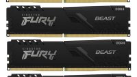 Memorie RAM Kingston DDR4 16GB 2666Mhz CL16 1.2V Quad Channel Kit Fury Beast Black PnP (KF426C16BBK4/16)
