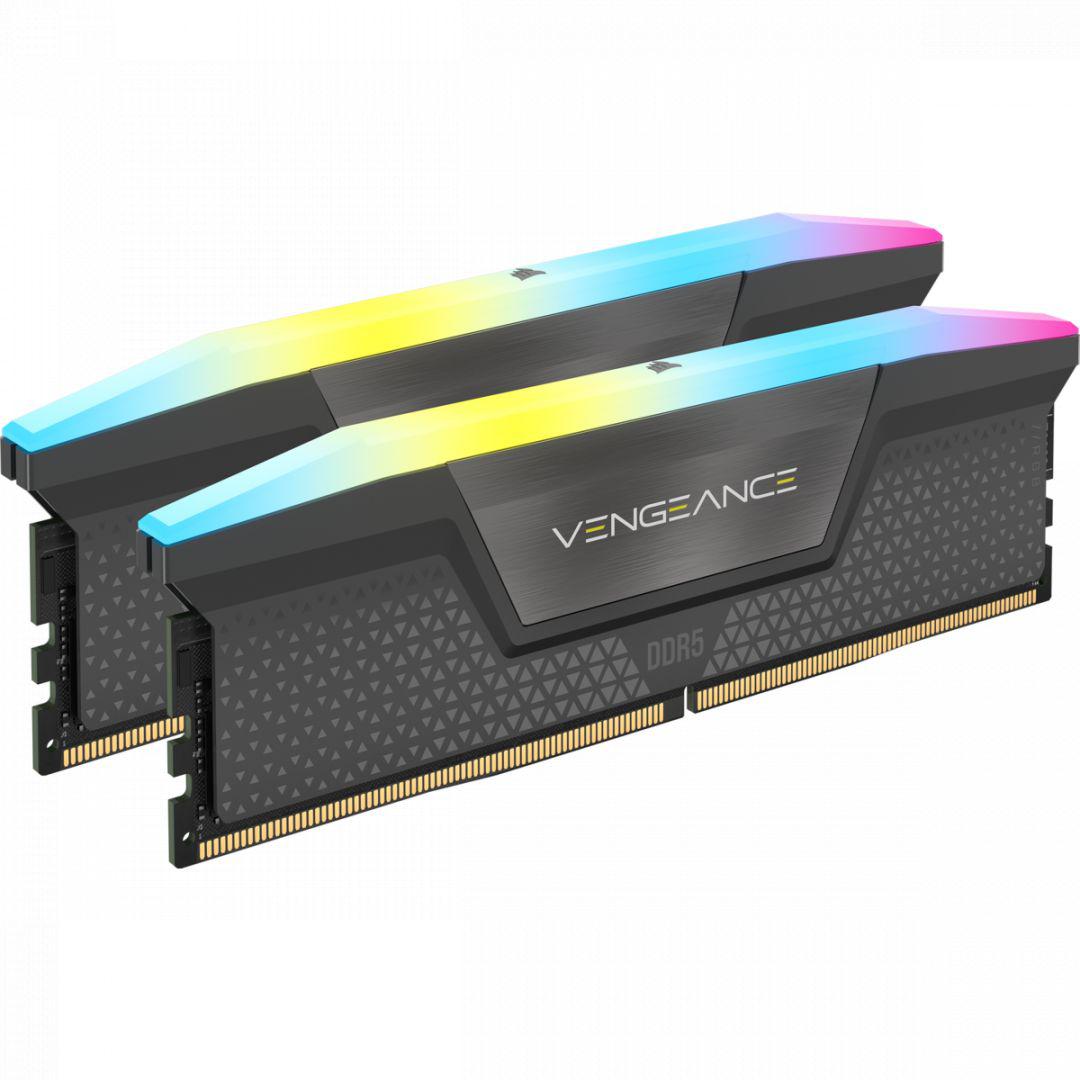 Memorie RAM Corsair Vengeance RGB 64GB DDR5 5600MHz CL40 Kit of 2 (CMH64GX5M2B5600Z40K)