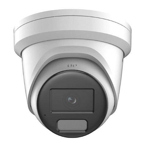 Camera de supraveghere IP Turret 4MP Hikvision DS-2CD2347G2H- LISU/SL(2.8MM)(EF), lentila fixa 2.8mm, iluminare: Color: 0.0005 Lux @ (F1.0, AGC ON), 0 Lux cu lumina alba, IR 30m, microfon incorporat, difuzor incorporat, interfata audio: 1/1, alarma: 1/1, slot card de memorie (DS-2CD2347G2H-LISU/SL(2.8MM)(EF))