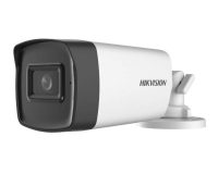 Camera supraveghere Hikvision Turbo HD bullet DS-2CE17H0T-IT3FS(3.6mm), 5MP, microfon audio incorporat, senzor 5 MP CMOS, rezolutie: 2560 (H) × 1944 (V)@20fps, iluminare: 0.01 Lux @ (F1.2, AGC ON), 0 Lux with IR, lentila: 3.6 mm, unghi vizualizare: horizontal FOV: 80°, vertical FOV: 63°, diagonal (DS-2CE17H0T-IT3FS3)