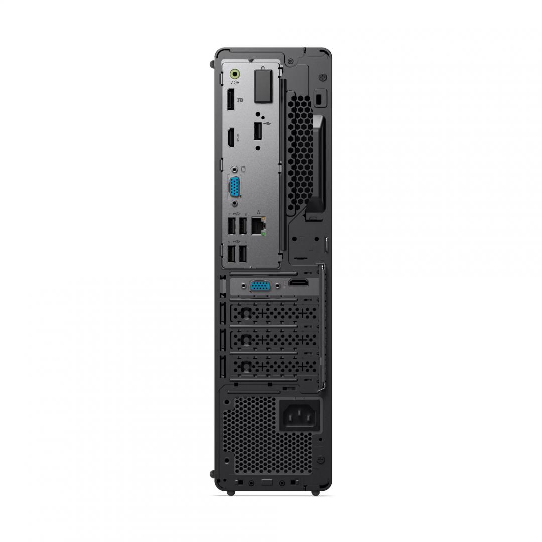 Desktop Lenovo ThinkCentre neo 50s Gen 5 SFF, Intel® Core™ i7-14700, 20C (8P + 12E) / 28T, Max Turbo up to 5.4GHz, P-core 2.1 / 5.3GHz, E-core 1.5 / 4.2GHz, 33MB, RAM 1x 32GB UDIMM DDR5-5600, 1TB SSD M.2 2280 PCIe® 4.0x4 NVMe® Opal 2.0, Video: Integrated Intel® UHD Graphics 770, Optic: 9.0mm DVD±RW (12XD008HRI)