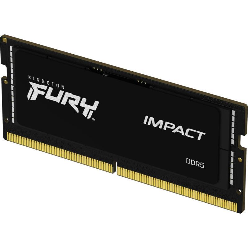 Memorie RAM Kingston SODIMM DDR5 16GB 5600MHz CL40 1.1V Fury Impact (KF556S40IB-16)