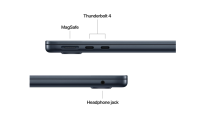MacBook Air 13.6" Retina/Apple M4 (CPU 10-core, GPU 10-core, Neural Engine 16-core)/24GB/512GB - Midnight - INT KB (2025) (MC6C4ZE/A)