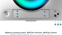 Monitor Samsung 49" LS49DG934SUXEN, Curvature: 1800R, Diagonal (inch): 49, Diagonal (cm): 124, Aspect ratio: 32:9, Panel: QD-OLED, Resolution: 5120x1440, Refresh Rate: 240Hz, Response time GtG: 0.03ms, Brightness (max): 250 cd/m², Contrast (static) : 1,000,000 : 1, Viewing angle: 178/178, Color (LS49DG934SUXEN)